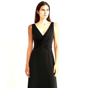 Elegant Black Casual or Cocktail Dress Made in Canada